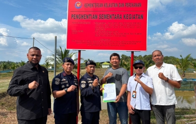 KKP Segel Budi Daya Arwana Tak Berizin di Pekanbaru