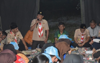 Wabup Lom Lom Suwondo Berkemah Bersama Kontingen Jamdasu XI