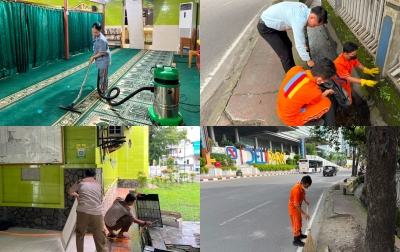 Wujud Nyata Kepedulian Lingkungan, Delipark Mall Medan Konsisten Gelar Aksi CSR Sasar Fasilitas Publik dan Rumah Ibadah