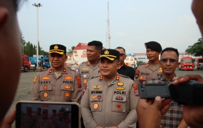 Polda Sumut dan Polres Pelabuhan Belawan Pastikan Distribusi BBM ke SPBU Berjalan Lancar