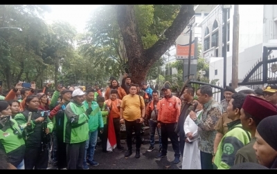 Massa Ojol Minta Kepastian Payung Hukum
