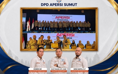 Pengurus Pusat APERSI Periode 2026–2031 Dilantik, DPD APERSI Sumut Raih Award Kategori Kinerja Kaderisasi Terbaik