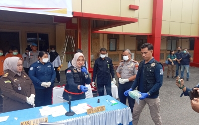 Polres Asahan Musnahkan 8,7 Kg Sabu dan 772 Cartridge Vape Etomidate
