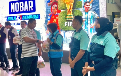 Perkuat Sinergi, SERASI dan Manajemen PT Angkasa Pura Aviasi Gelar Aksi Sosial di Bandara Kualanamu