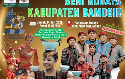 Malam Ini! Samosir Hadirkan Marsada Band hingga Tagading Tampil di PRSU 2026