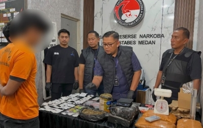Modus Kirim Paket Jasa Ekspedisi, Polrestabes Medan Bekuk Bandar Narkoba Lintas Pulau