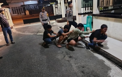 Polisi Amankan Sejumlah Terduga Pelaku Pembacokan di Angkringan Padangsidimpuan