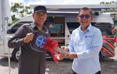 Dukung Pelayanan Publik di Taput, SOL Serahkan Bantuan Mobil Operasional