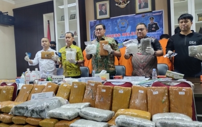 BNN Sumut Ungkap 8 Kg Sabu, 92 Kg Ganja, dan Home Industri Pod Getar
