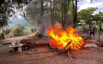 Polrestabes Medan Bongkar Jaringan Narkoba Medan  14 Sarang Narkoba Dibumihanguskan
