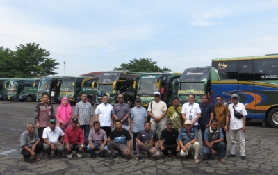 Seratusan Sopir Bus ALS Ikuti Praktik Safety Driving