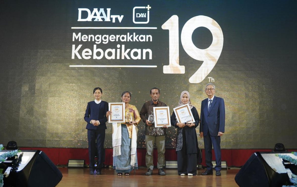 19 Tahun DAAI TV Medan, Tiga Sosok Penggerak Kebaikan Menerima DAAI Inspiration Award 2026