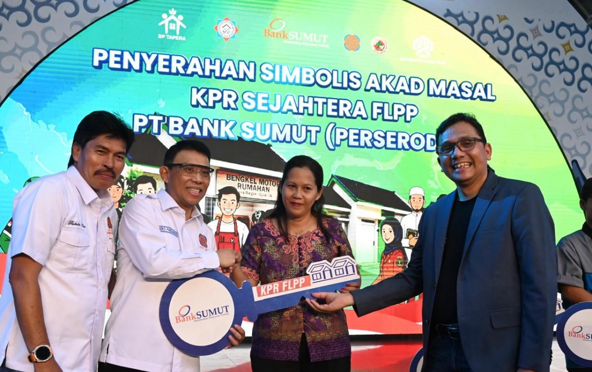 Bank Sumut Wujudkan Impian Masyarakat Miliki Rumah melalui Akad Massal KPR Sejahtera FLPP
