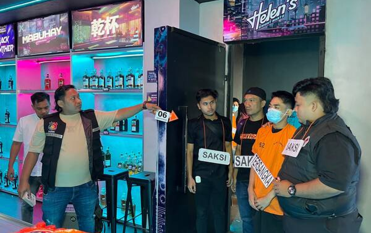 Gelar Pra Rekontruksi di Helen’s Night Mart,  Polrestabes Temukan Fakta Baru  Peredaran Vape Narkoba