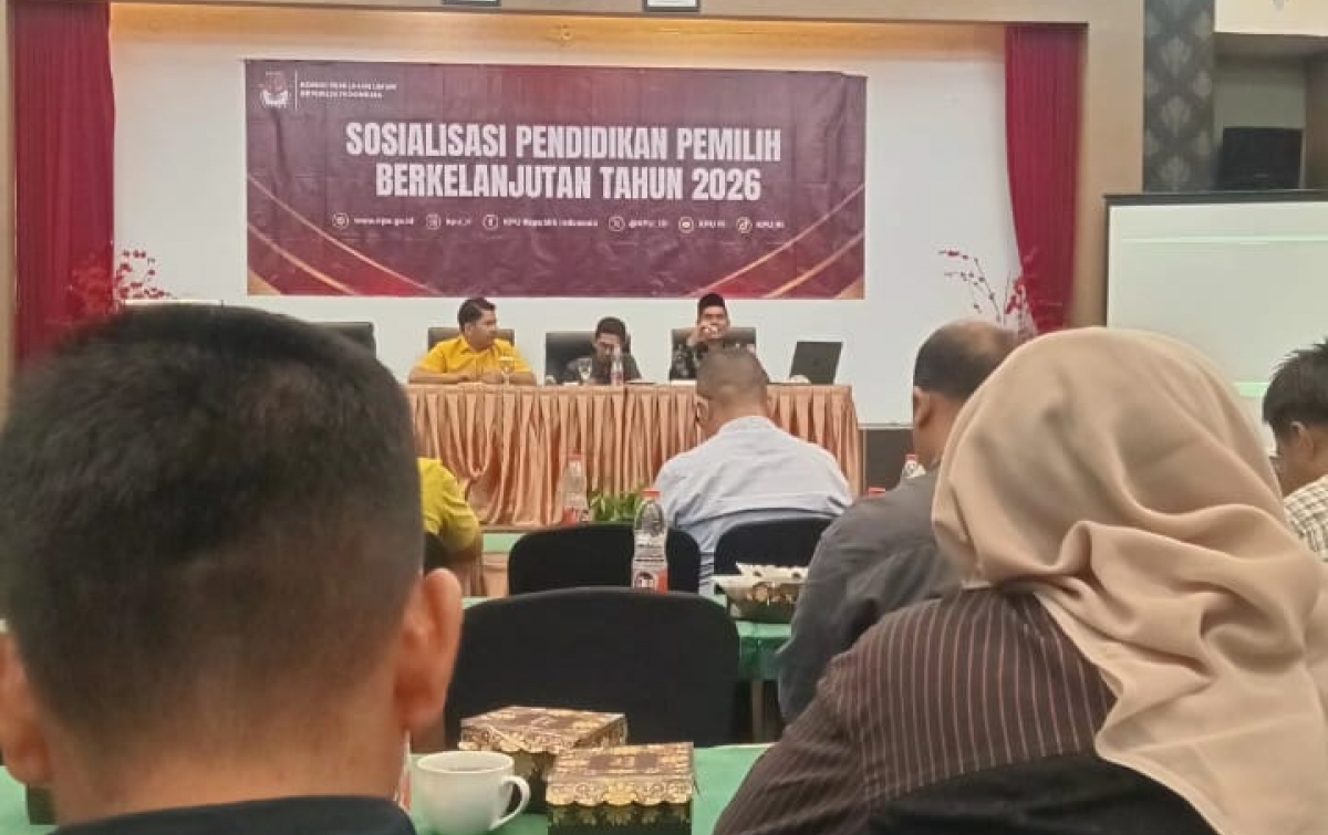 Andar Amin Harahap dan KPU Gelar Sosialisasi Pendidikan Pemilih Berkelanjutan 2026