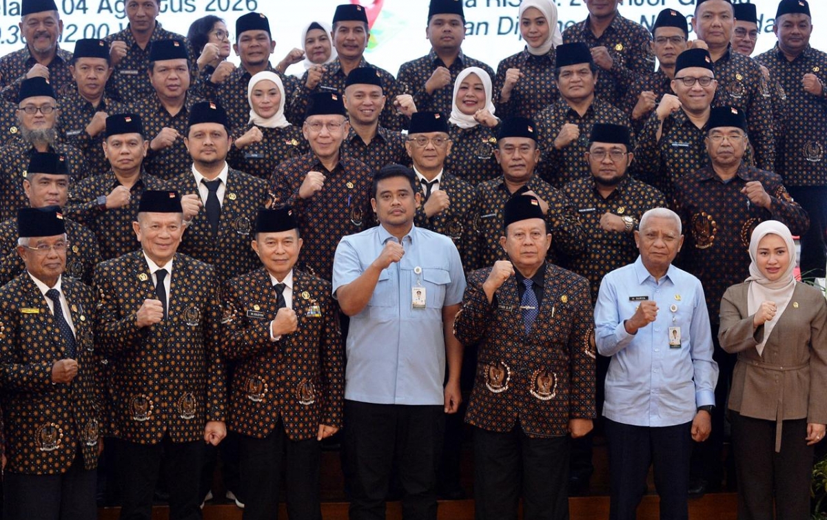DHD 45 Sumut Resmi Dilantik, Bobby Nasution: Gaungkan Spirit Anak Muda