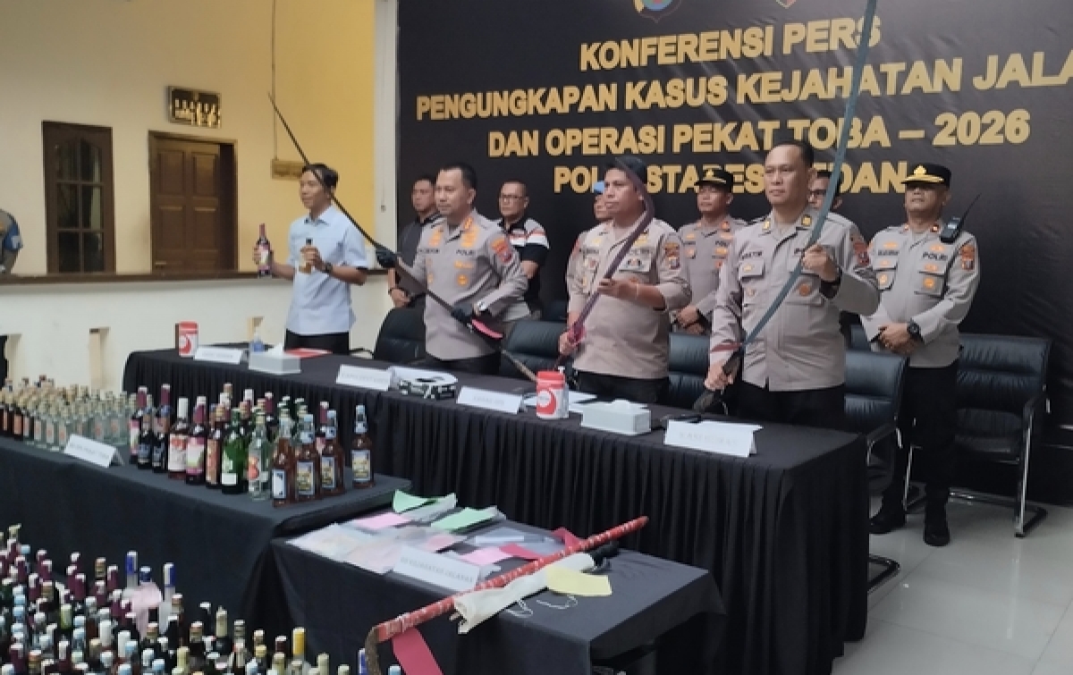 Dalam kurun 300 Hari, Polrestabes Tekan 729 Kasus Kejahatan