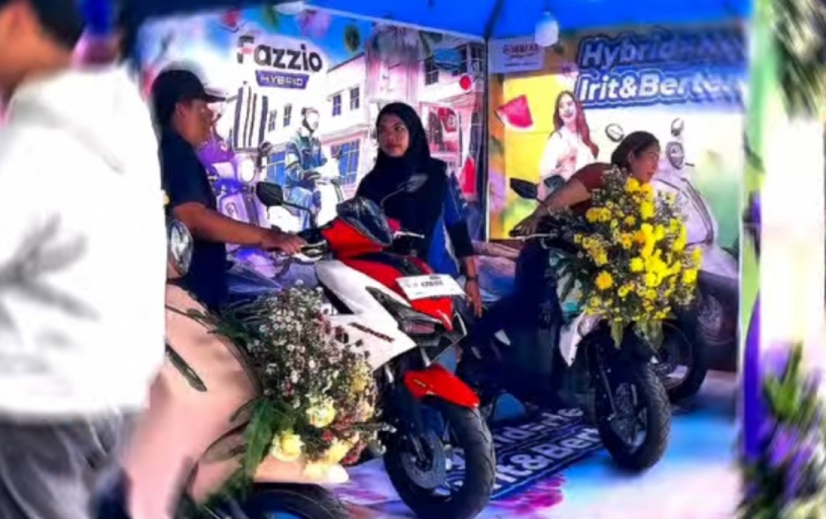 Classy Yamaha Series Curi Perhatian Pengunjung Pesta Bunga dan Buah di Berastagi