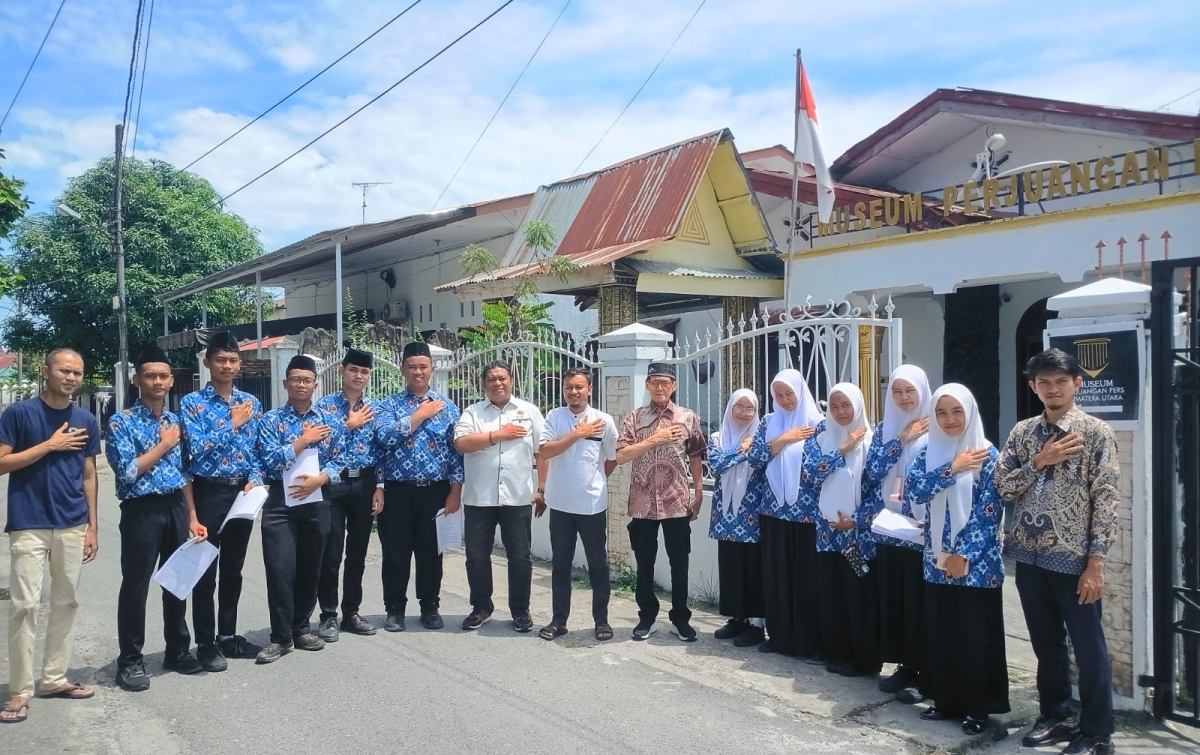 Pameran Sejarah di Gedung Museum Perjuangan Pers Sumut, Pers Berperan Penting sebagai Alat Pergerakan Nasional