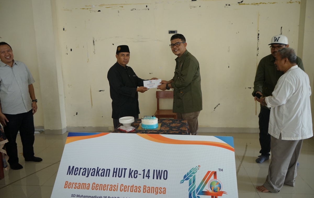 14 Tahun Mengabdi, IWO Berbagi Kebahagiaan di SD Muhammadiyah Bukit Duri