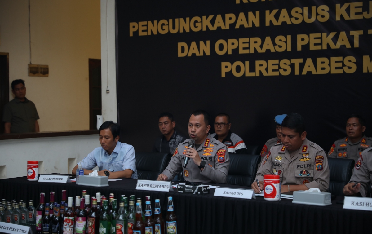 Refleksi 300 Hari Kinerja Kapolrestabes, 57 Tersangka Ditindak Tegas