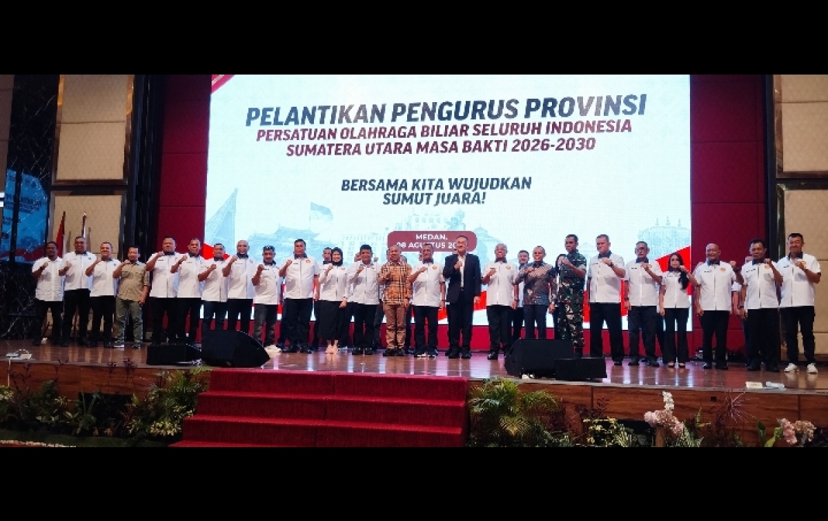 Kepengurusan POBSI Sumut Periode 2026-2030  Dilantik, Hidayat Batubara  Jadikan Kejurnas Ujian Pertama
