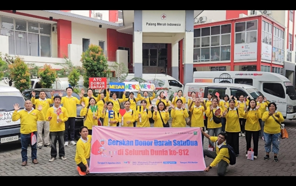 Yayasan Internasional WeLoveU Gelar “Gerakan Donor Darah SatuDua di Seluruh Dunia” untuk Selamatkan Nyawa