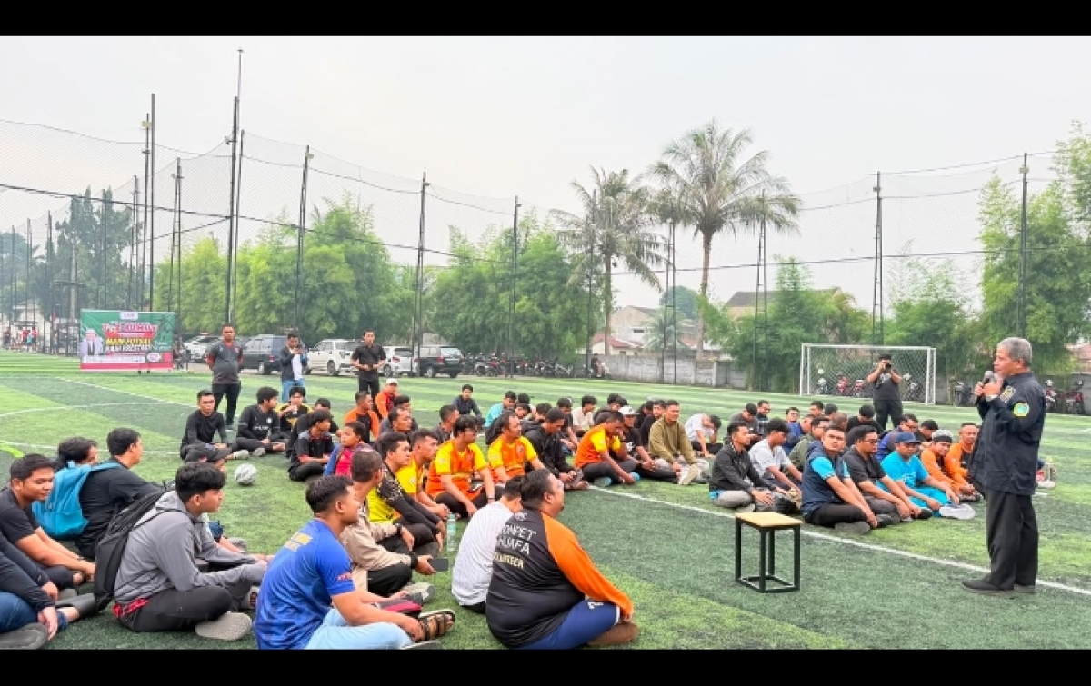 FOZ Sumut Gelar Pertandingan Sepak Bola Perebutkan Piala Anggota DPD RI M. Nuh