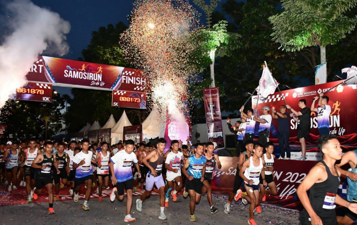 Samosir Run 2026 Tutup Festival Tao Toba Joujou, Sport Tourism Danau Toba Makin Bergairah