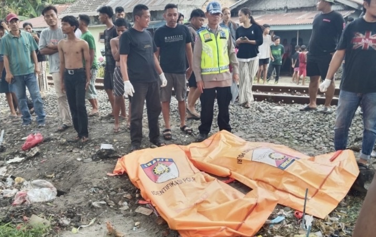 Maut di Perlintasan Tanpa Palang: Dua Warga Labura Tewas Tertemper Kereta Putri Deli di Sergai