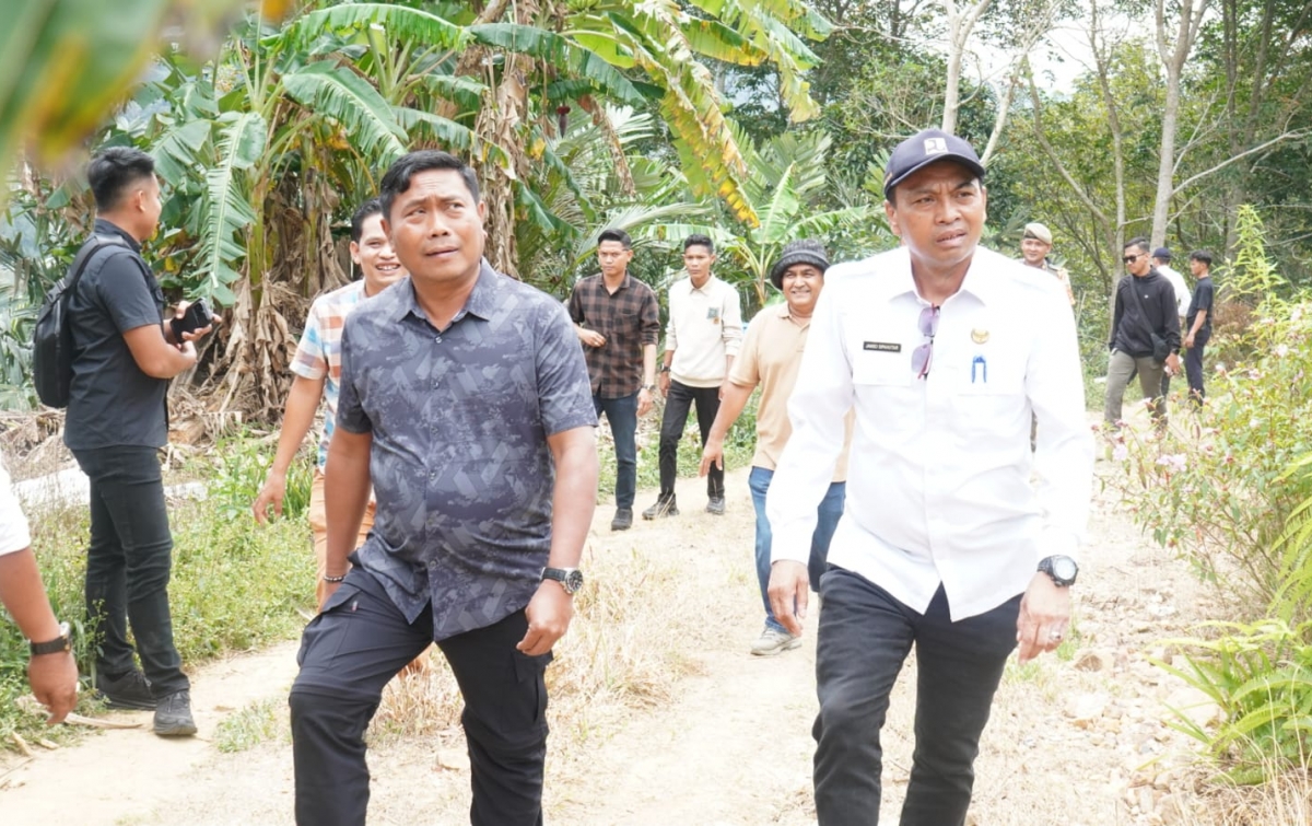 Akses Alternatif Deli Serdang ke Tanah Karo, Wakil Bupati Tinjau Jalan Penghubung Rumah Liang–Barus Jahe