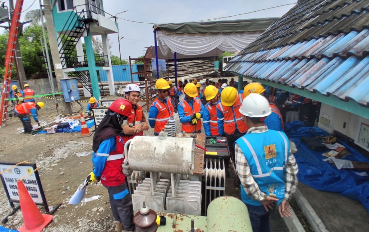Sambut HUT ke-81 RI, PLN UP3 Lubuk Pakam Tingkatkan Kompetensi Petugas Yantek dan K3