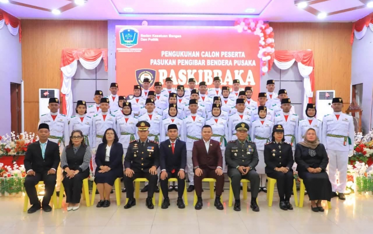 35 Putra-Putri Terbaik Labura Dikukuhkan sebagai Anggota Paskibra 2026