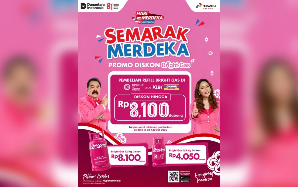 Pertamina Patra Niaga Sumbagut Hadirkan Promo Bright Gas Semarak Merdeka