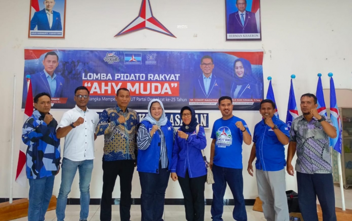 Demokrat Asahan Dukung Lokot Pimpin DPD Demokrat Sumut 2026-2031