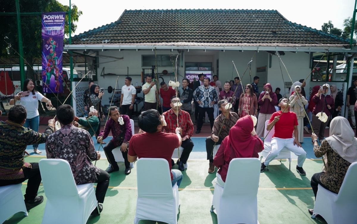 Pegadaian Kanwil I Medan Rayakan HUT ke-81 RI dengan Lomba Tradisional dan Donor Darah