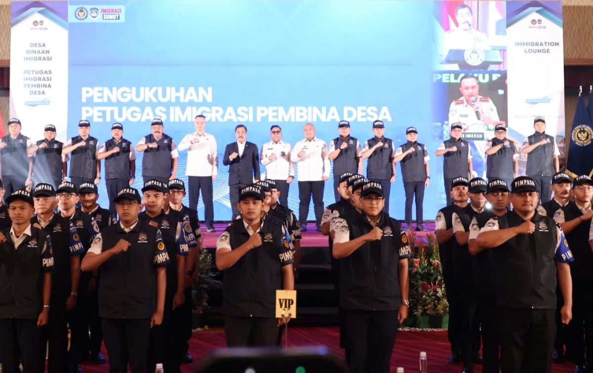 Imigrasi Sumut Tingkatkan Pengawasan Keimigrasian Sampai ke Desa, PIMPASA Garda Pencegahan TPPO dan TPPM