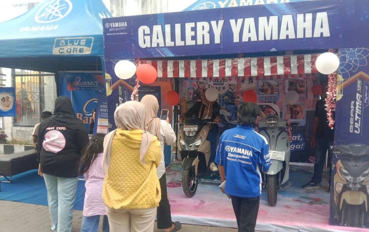 Pesta Rakyat di Sidikalang Berlangsung Semarak, Pengunjung Kagumi Fitur Yamaha Fazzio dan Filano