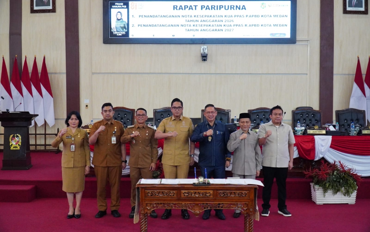 APBD Perubahan 2026 Tembus Rp7,7 T, Wali Kota Medan Fokuskan Terhadap 6 Prioritas Pembangunan Strategis