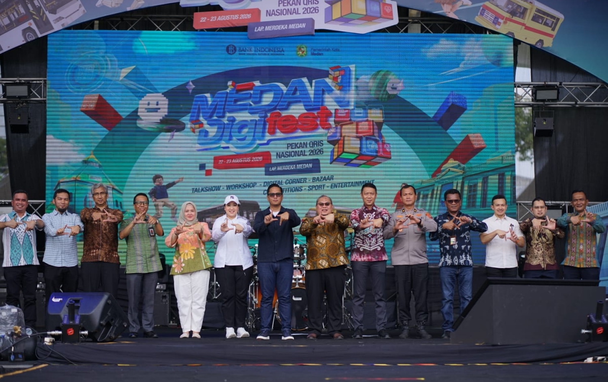 BI Sumut Perkuat Digitalisasi Inklusif Melalui Medan DigiFest 2026