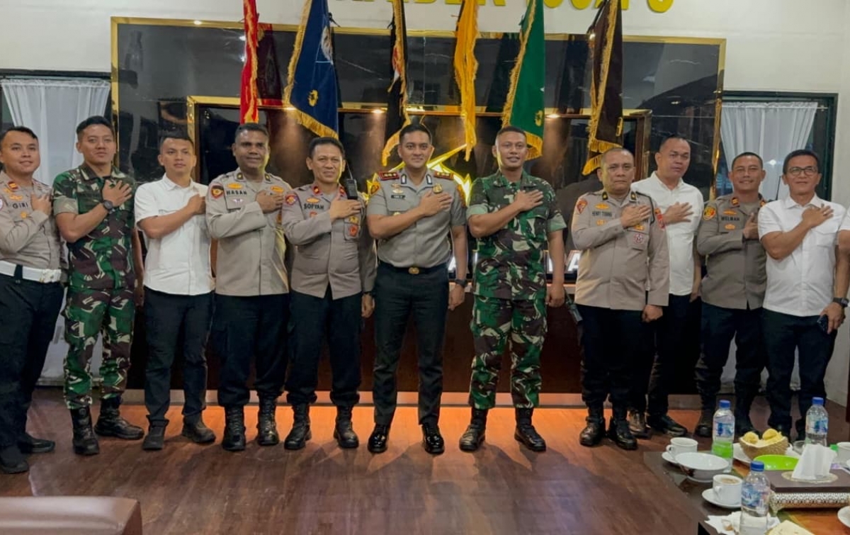 Usai ke Pewarta dan Danyon Arhanud 11, Kapolres Binjai Silahturahmi ke Batalyon Raider 100 PS