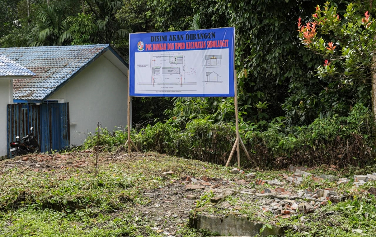 Bupati Tinjau Rencana Pembangunan Kantor Damkar dan BPBD Sibolangit