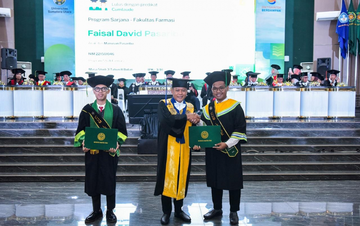 Rektor USU : Gelar Akademik dan Keterampilan menjadi Bekal Lulusan Hadapi Dunia Kerja