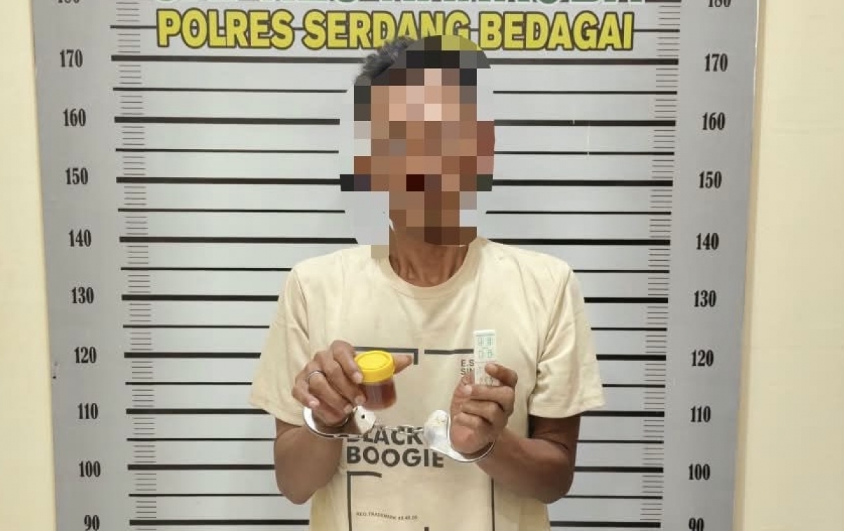 Panik Dikejar Polisi Saat Buang Barang Bukti, Residivis Narkoba di Pantai Cermin Kembali Masuk Jeruji Besi