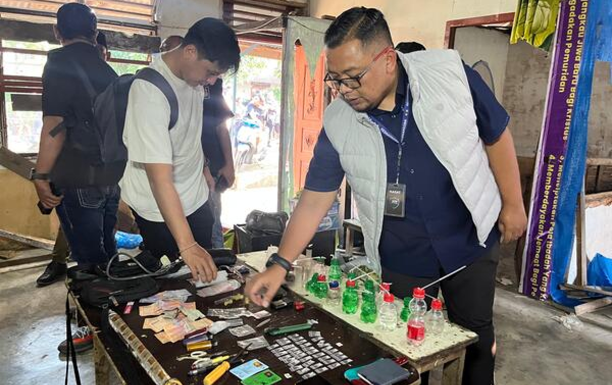 GSN Di Jalan PWI,  IRT Bandar Narkoba Diciduk Polisi