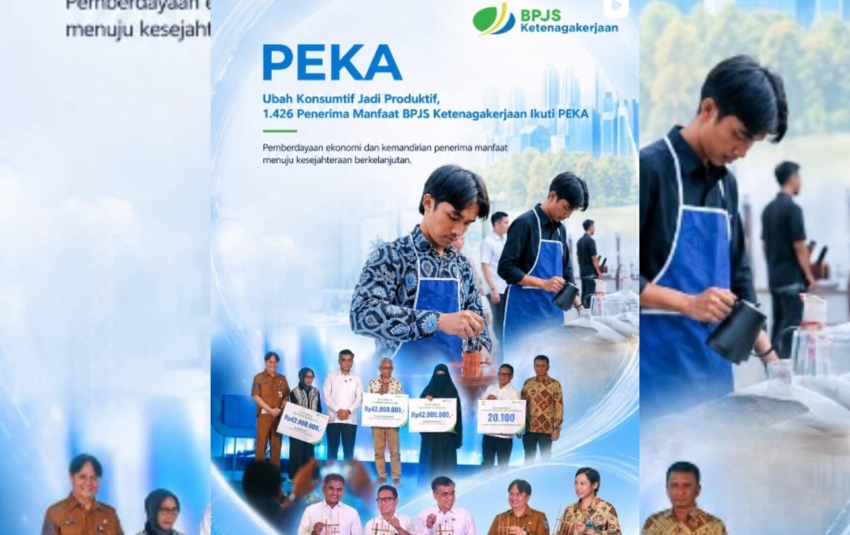 Ubah Konsumtif Jadi Produktif, 1.426 Penerima Manfaat BPJS Ketenagakerjaan Ikuti PEKA