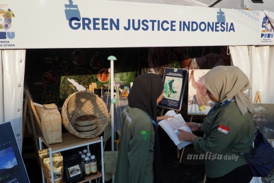 Green Justice Indonesia Hadir di PRSU: Usung Kampanye Konservasi Lewat Pameran HHBK