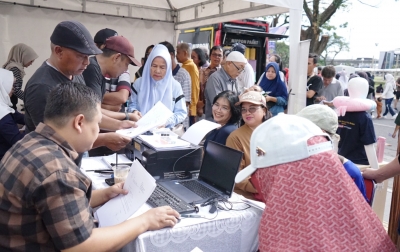 Dekatkan Pelayanan kepada Masyarakat, Pojok PBB Bapenda Medan Himpun Rp893 Juta di CFD