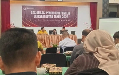 Andar Amin Harahap dan KPU Gelar Sosialisasi Pendidikan Pemilih Berkelanjutan 2026