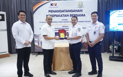 KAI Sumut dan Kejari Asahan Perkuat Sinergi Hukum Dukung Layanan Kereta Api